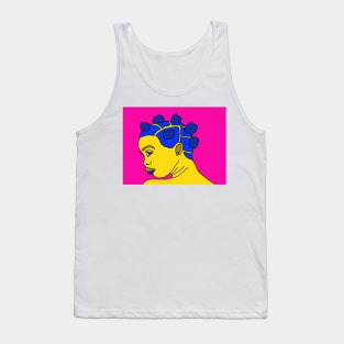 Blue Bantu Tank Top